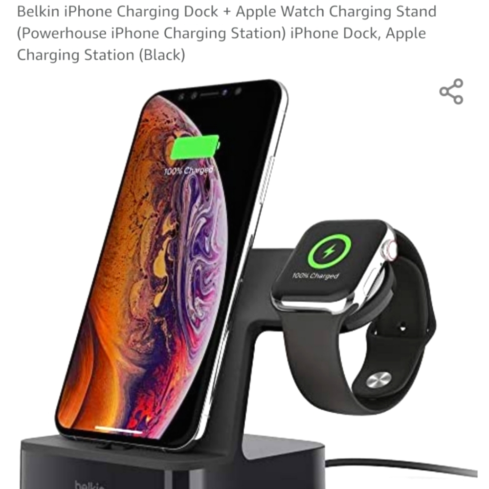 Belkin charging dock (apple) black